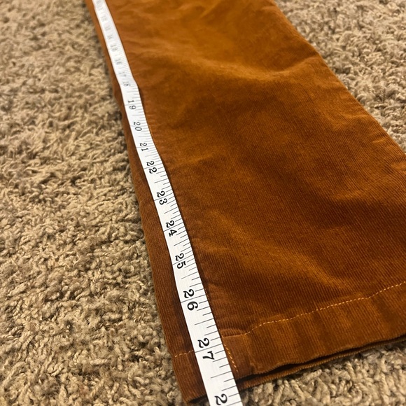 ModCloth Fall Potluck Corduroy Overalls Vintage size small brown - Picture 12 of 12